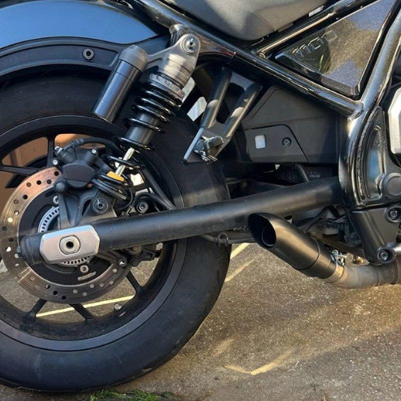 Motorcycle GP Exhaust Pipe Slip-On Short Mufflers With DB Killer Silencer For Honda Rebel 1100 CMX 500 300 CMX1100 CMX500 CMX300