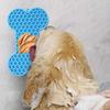 1PCS bone type silicone licking pad for cats and dogs, slow feeding pad for pets, slow feeding pad