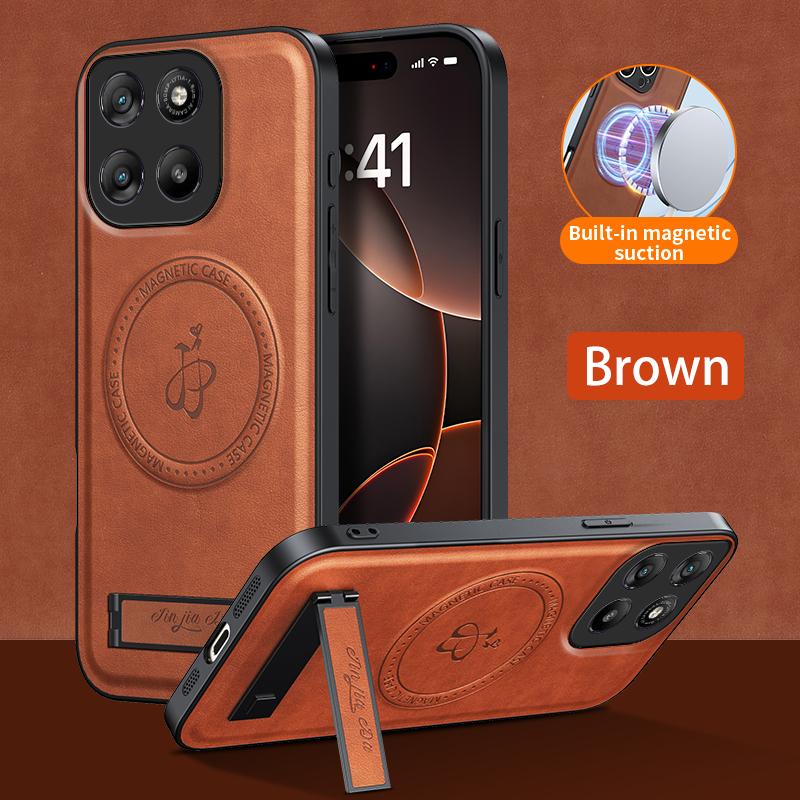 Priekš Motorola Edge 70 Ādas statīva