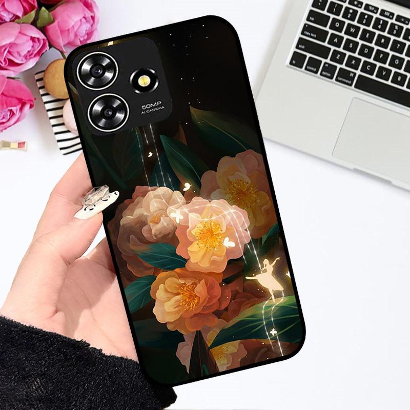 Etui Dla ZTE Blade V50 Smart Uroczy Astronauta Modne Odporne Na Wstrząsy Miękki Zderzak Dla ZTE V50 Wzór 4G Etui Dla ZTE Axon 50 Lite