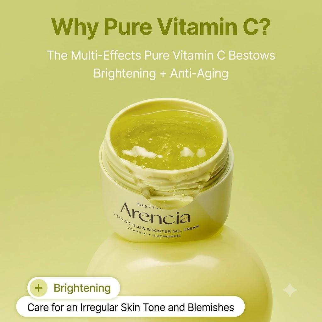 Arencia Vitamin C Glow Booster Gel Cream 50g