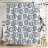 1PC 180x180cm Polyester Shower Curtain - Metal Grommets & Plastic Hooks Included Fabric Bath Curtain for Bathroom Decor