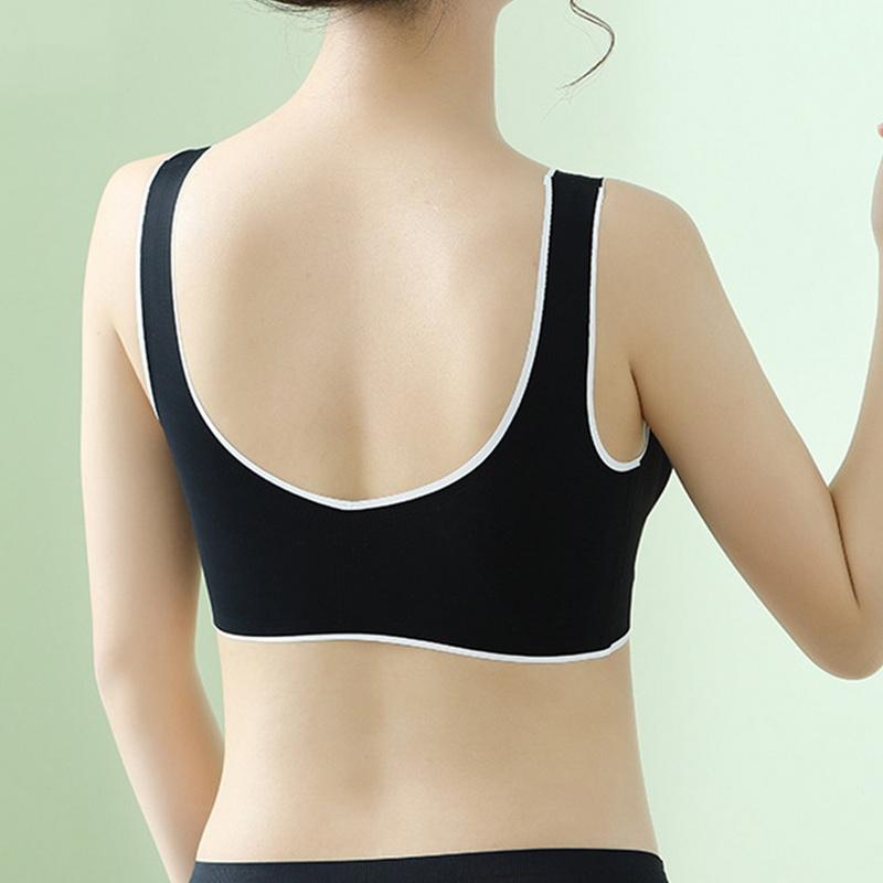 Women Sleeping Bra Comfortable Gathered Bra Lace Sports Vest No Steel Ring Large Size Underwear