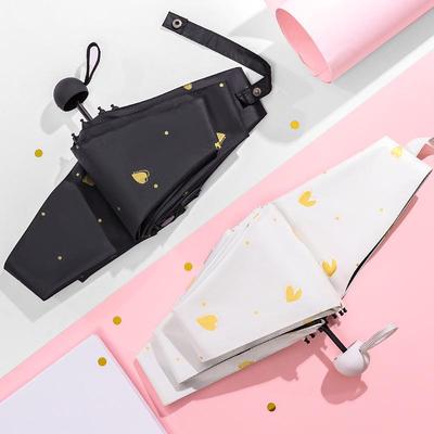 Compact Dual-Use Capsule Umbrella: Portable, Foldable, Lightweight, Sun & Rain Protection
