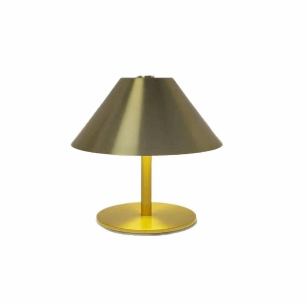 

3 Color Lights Bedside Lamp Touch Control Reading Lamp Creative Dimming Atmosphere Lamp Gold 14x15cm