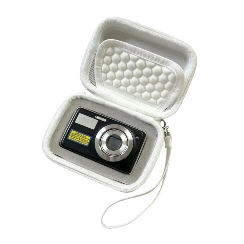 Camera Pouch With Handle Strap And Mesh Pocket Storage Bag Compactly Size Lightweight For Digital Cameras Protections