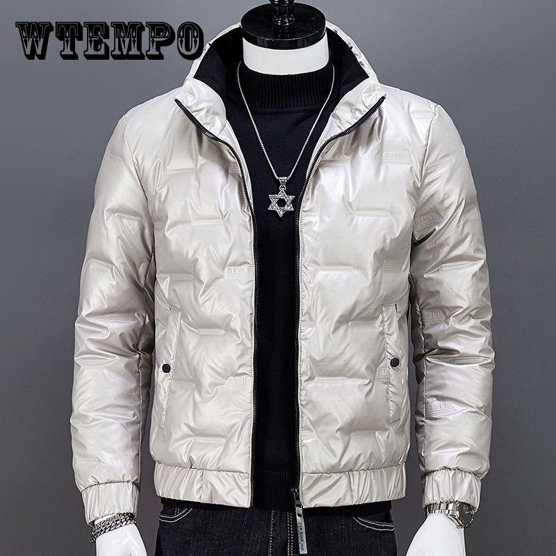 

Модный легкий вниз куртка для молодых и мужчин среднего возраста Зимой холодной доказательство водонепроницаемый короткий большой размер толстый пальто