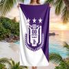 Anderlecht FC Druck Schnelltrocknendes Strandtuch Mikrofaser Saugfähig Tragbares Reise-Schwimmtuch