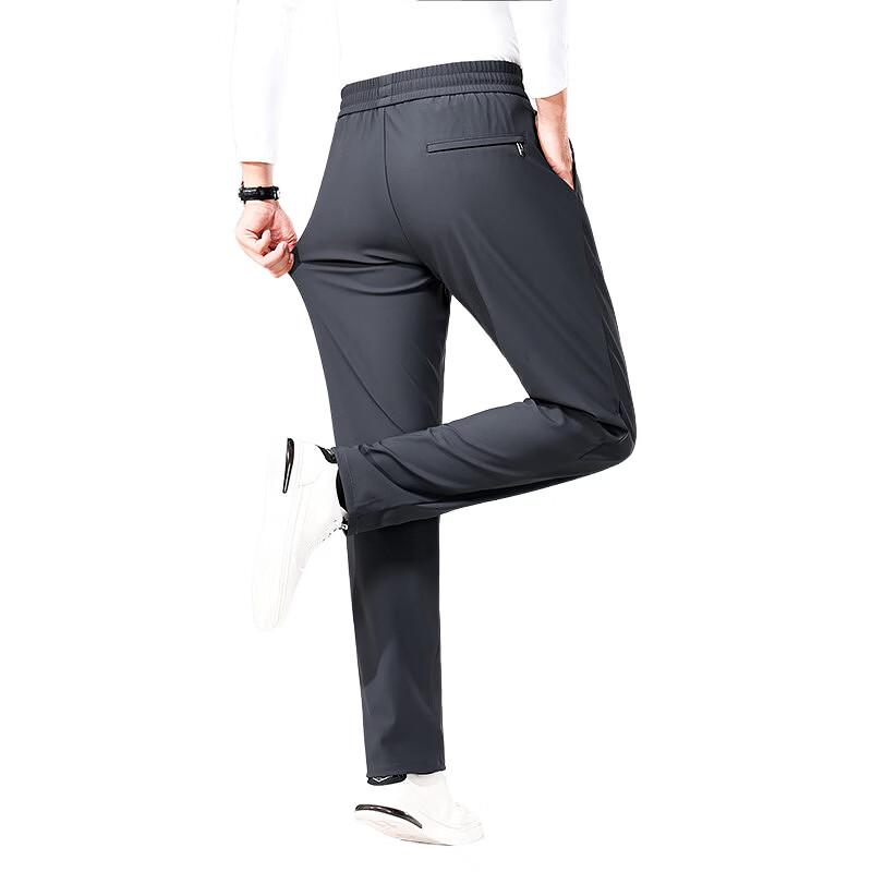 ROMON 2026 Autumn Men's Loose Quick-Dry Straight-Leg Pants