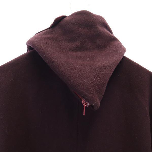 N.HOOLYWOOD Made In Japan Wool Blend Hooded Jacket 38 Bordeaux Women Used