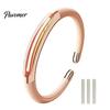 Essential Oil Repellent Band Mosquito Bracelet with Plants Oil, DEET-Free Silicone Wristband Refillable for Kids Adults, Bangle Outdoor Camping Hiking