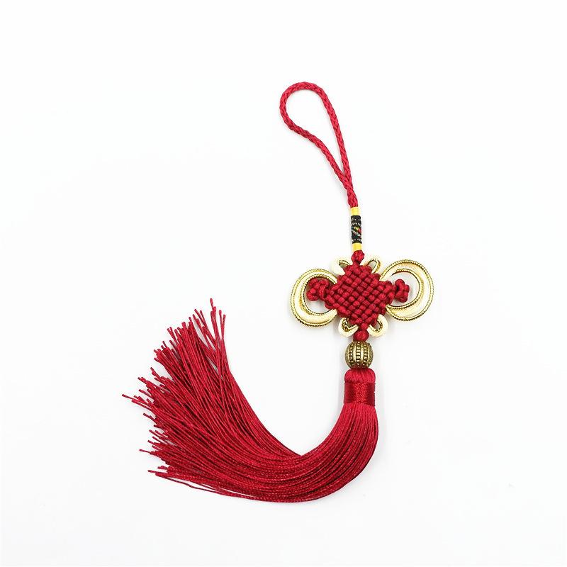 Chinese Knot Pendant With Tassel Phnom Penh 8 Plates Of Rich Yiwu Mini Knot Small Beads To Go Abroad Gifts