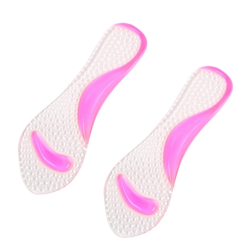 Women's Gel Cushioned Pads 3/4 Length Orthopedic Insoles for High Heels Enhances Arch Support Reduces Foot Fatigue