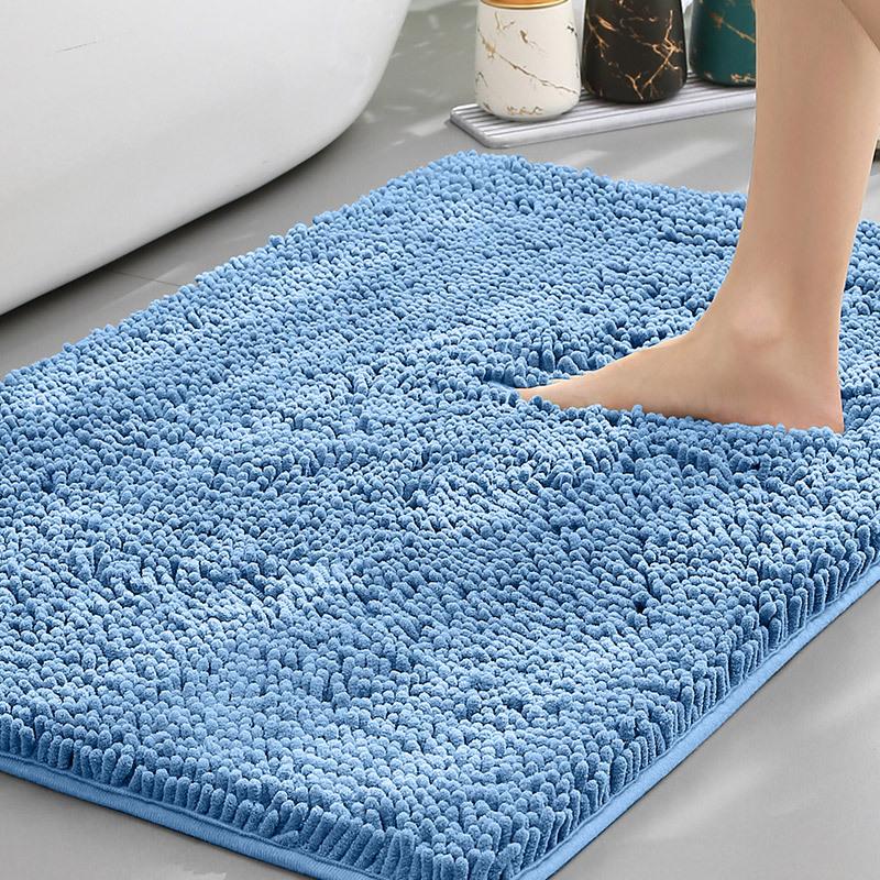 Water-absorbent Non-slip Foot Mat,Chenier Carpet,Bathroom Mat, Anti Slip Carpet, Bathroom Floor Mat
