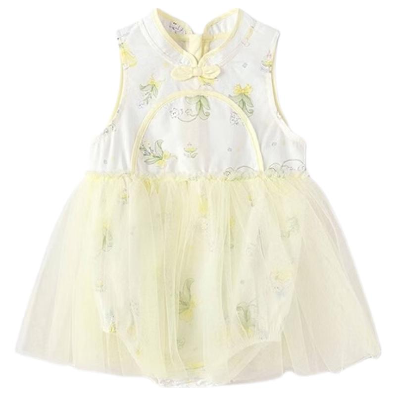 

Balabala Baby Girl Summer Sleeveless Bodysuit 90