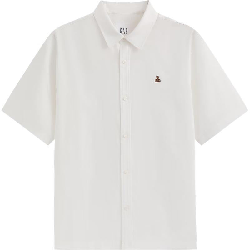 

GAP Men s 2026 Summer Embroidered Bear Loose Polo Shirt 2XL