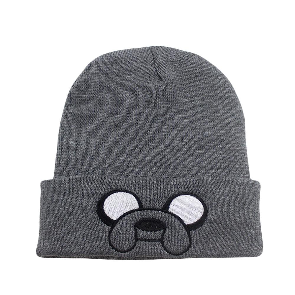 Embroidery Knitted Cap Ear Protection Beanie Hats Fashion Bonnet  Outdoor