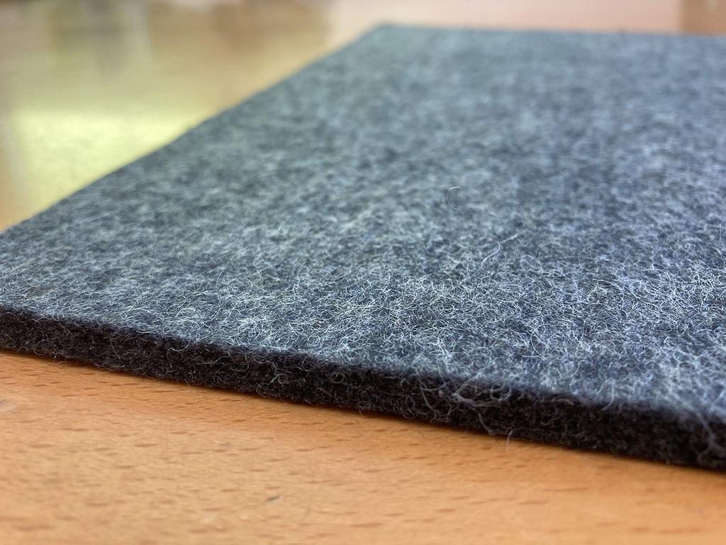Felt Wool Desk Moisture Mouse 5mm 330x830 Mat, Warm, Winter, Absorbent, Summer, Comfortable, Large, Thick, Gray, White, Pad, Thick, Quiet, Office,
