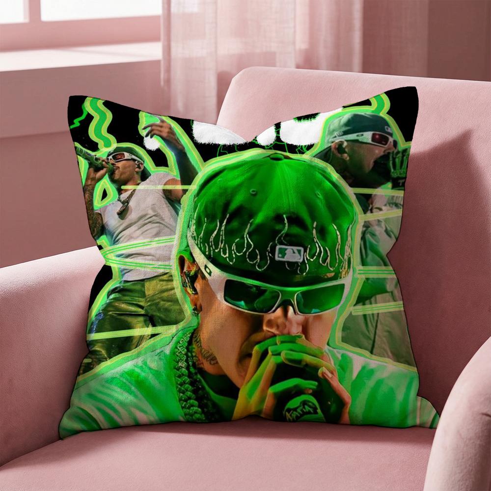 Singer F-Feid Luna Cushion Cover Multi-Scene Pillow Cover for Home & Car - Reversible, Soft & Durable for Daily Use