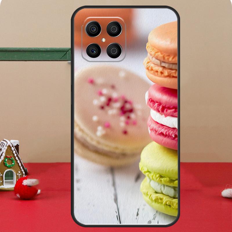 

Dessert ice Cream Macaron Food Case For Honor Magic 8 7 6 Pro Honor 200 400 70 90 Lite X8c X8b X9a X9b X9c X9d Win RT Coque Honor Magic5 Pro