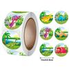 Wholesale Dinosaur Animal Kids Camaraderie School Teacher Gift Reward Stickers Party Fun Cute Self-Adhesive Labels 50-500Pcs