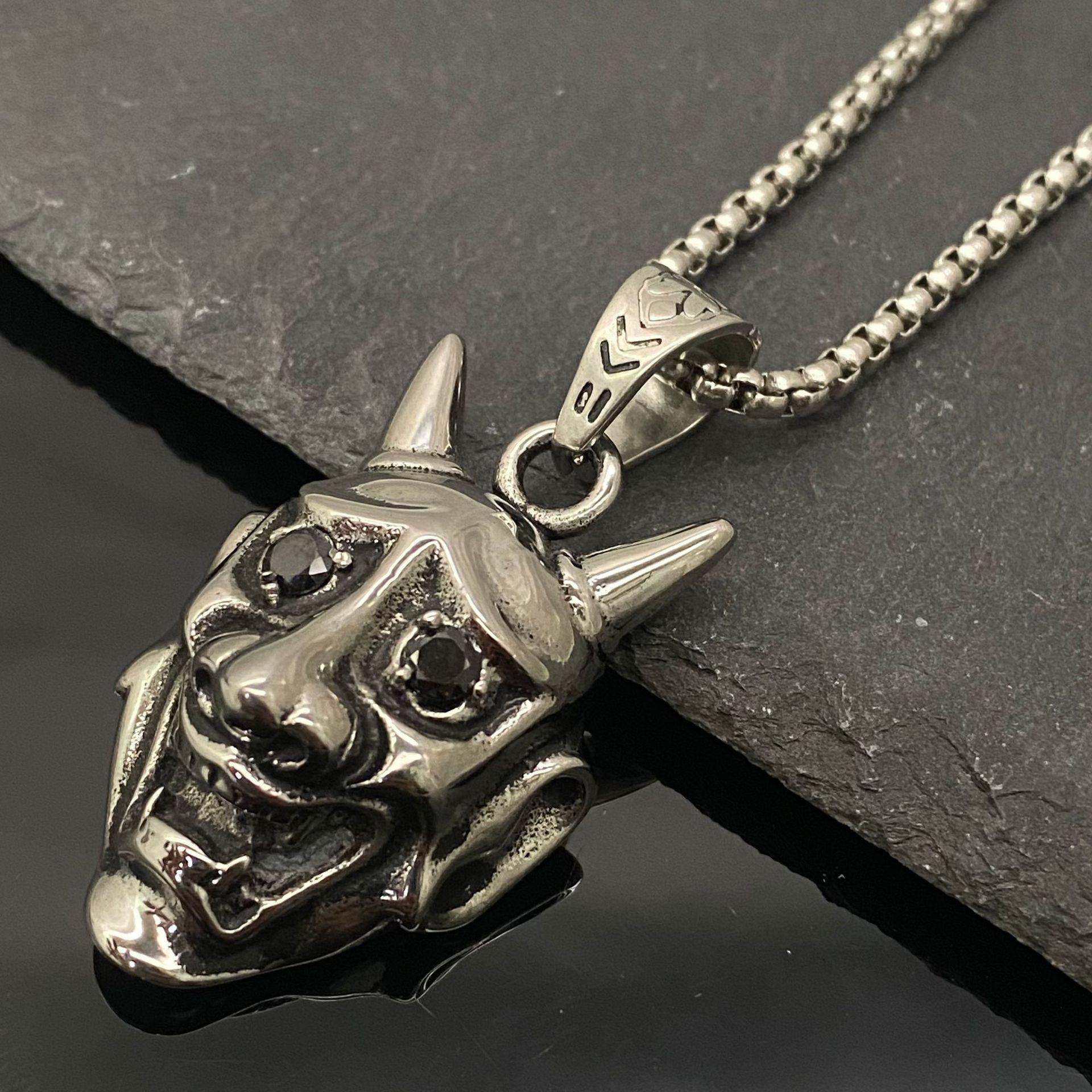 Men s Retro Punk Hip Hop Necklace - Trendy Street Style