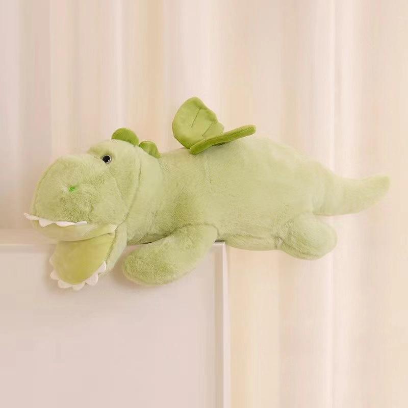 

Милая маленькая кукла-дракон, плюшевая игрушка, кукла-динозавр, детская подушка для кровати, тряпичная кукла, подарок на день рождения, для девочки 110cm