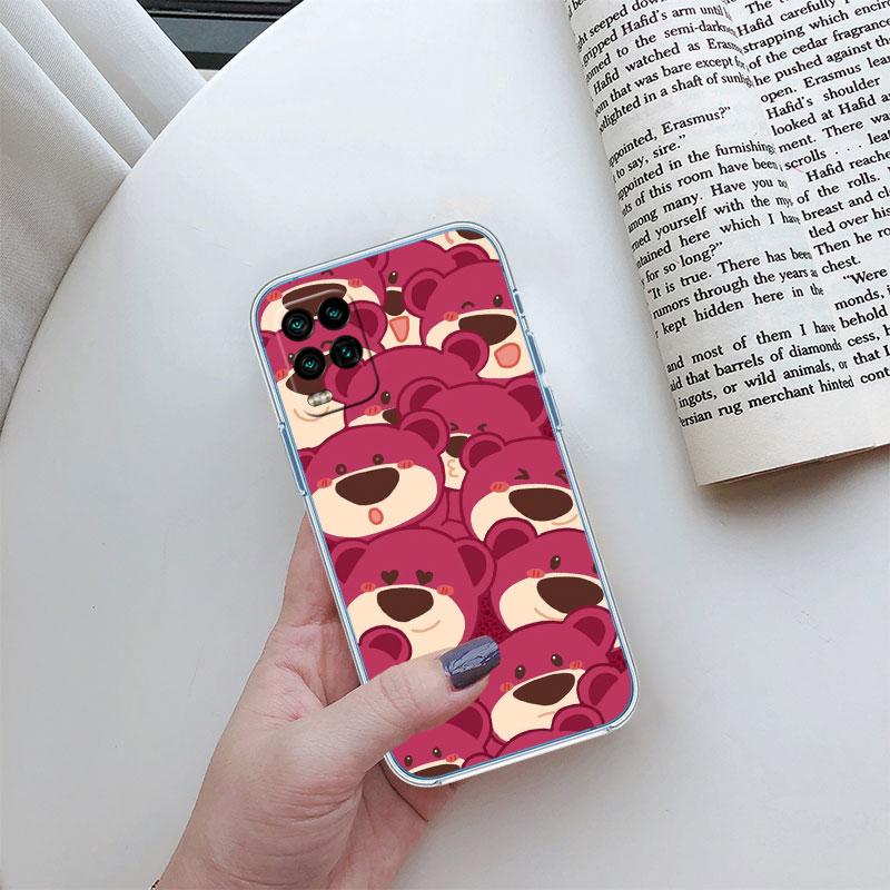 Disney Lotso Transparent Phone Case for LG K22 K30 K40 K40S K41 K42 K50 K50S K51 K51S K52 K61 K62 K71 K92 Q61
