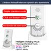 2 Way Voice Intercom Wireless Intercomunicador Audio Voice Sender and Reciever Waterproof Intercom Doorbell System for Home