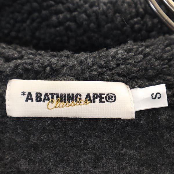 A BATHING APE Boa Panda Zip hoodie S Gray Men's Used