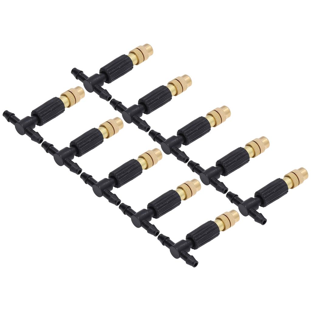 10pcs Atomizing Nozzles Removable Design Easy Installation Misting Spray Head for Greenhouse