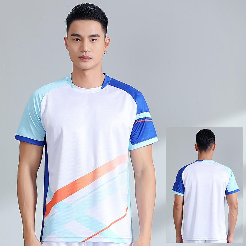 Quick Dry Badminton Set Men Women Breathable Sportswear Tennis Pickleball Volleyball Training Competition Team Uniform