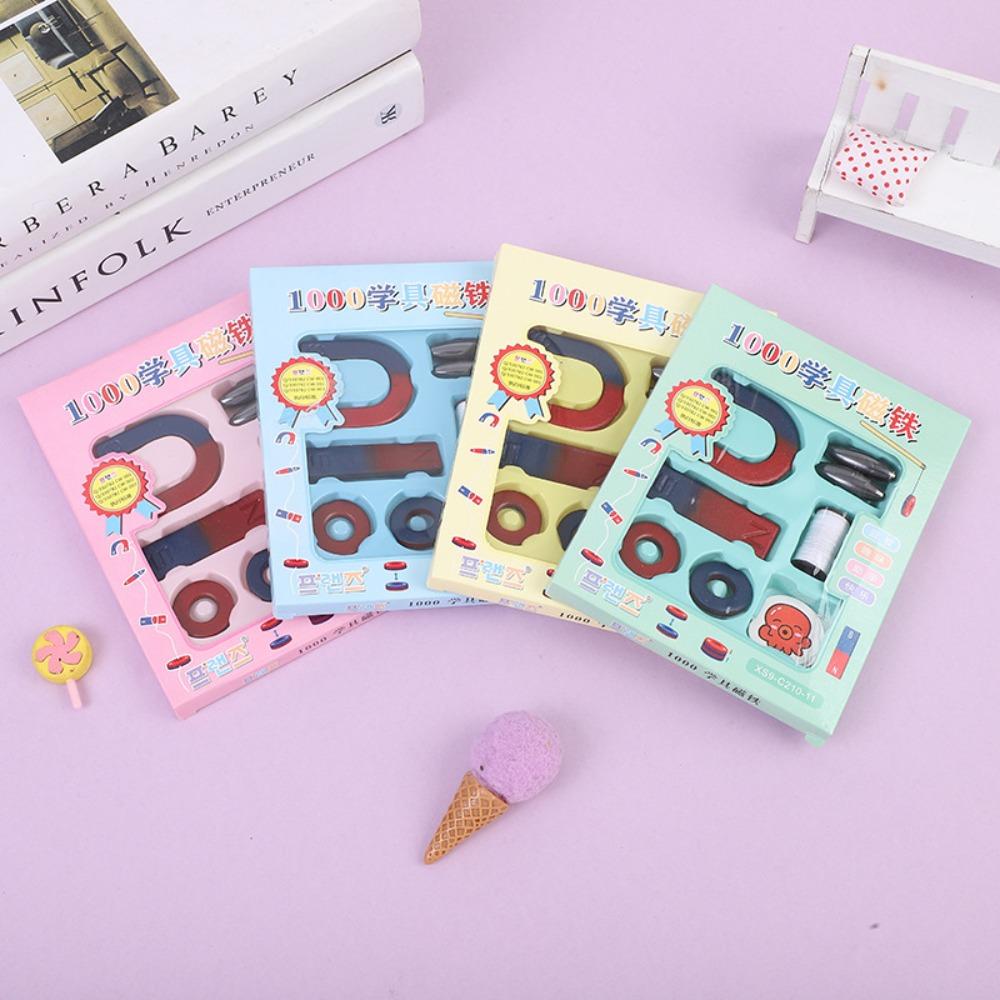 

Electronic Fan Science Experiment Toys DIY Assembly Magnet Toy Set School Supplies F 1 set/Random