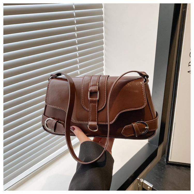 Bag Lady 2025 New Trendy High Sense Fashion Shoulder Messenger Bag Retro Versatile Internet Celebrity Explosion Small Square Bag