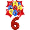 Amazing Tableware Birthday Party Decoration Digitaled Circus  Balloon Banner Cake Topper Party Supplies Baby Shower Decor Gifts