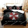 Corporation Red Umbrella Bedding Set 3D Printed Suitable for Bedroom Duvet Cover Set With Pillowcases Kids Home Textile