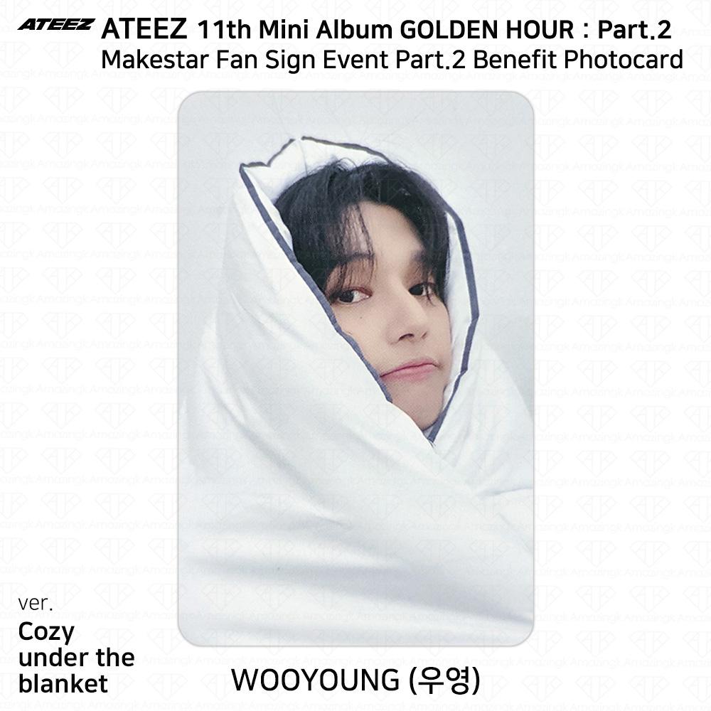 ATEEZ Golden Hour Part.2 Makestar Meet & Call Event Part.2 Carte photo de bienfaisance