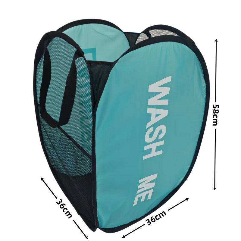 Large Foldable Printed Laundry Hamper - Dirty Clothes Storage Basket for Dorms