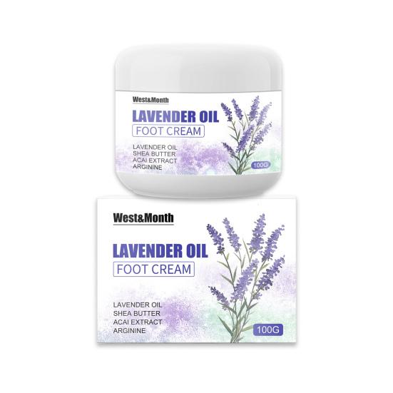 100g Pedicure Gel Easy To Use Nourishing Plant Extracts Lavender Oil Foot Cream for Beauty