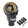 Unique Skull Pattern Car Gear Shift Knob with Stable Attachment and Long Lasting Material for Smooth Shifting Experience