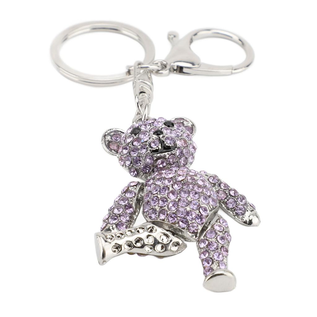 Keychain Artificial   Pendant Keychain Rhinestone Car Key Keychain For Bags Wallets Backpacks