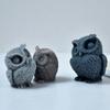 Cute Bird Christmas Candle Molds Silicone Soap Mold 3D Owl-Shape Resin Epoxy Mold Wedding Home Party Decor-Aromatherapy