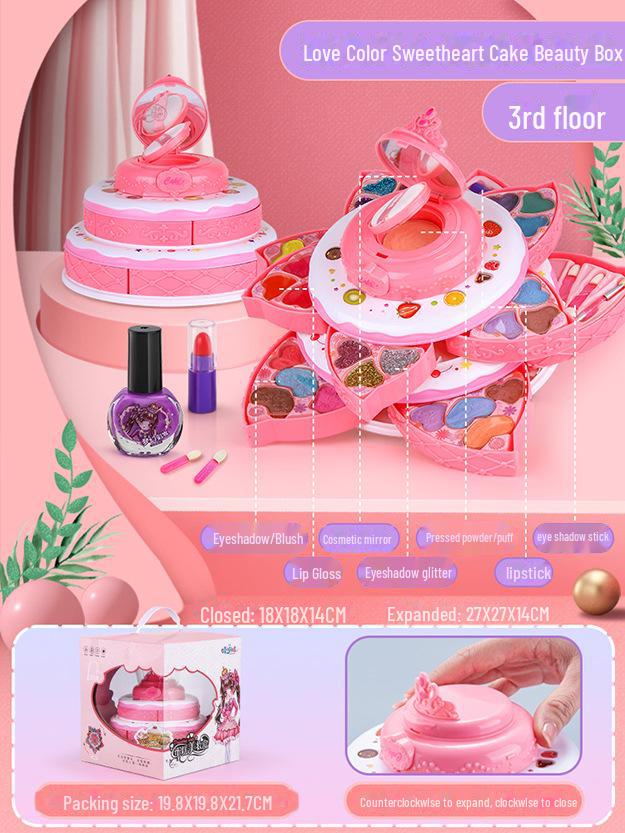 

«Коробка с косметикой принцессы»: Детский набор косметики для ролевых игр для девочек – идеальный подарок для переодевания