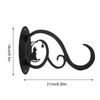 Hanging Antique Black Iron Bracket Wall Hook Indoor Outdoor Garden Bracket Hanging Plant Bracket Hanging Antique Style Garden Plant Bracket Planter