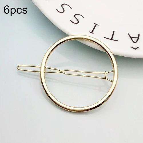

6pcs Elegant Hair Clips Round Hairpins Everyday Hairstyles Durable Hair Accessories for Parties Weddings Office Everyday Use 6pcs