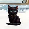 Acrylic Cat Hanging Ornament for Car Interior Halloween Decor