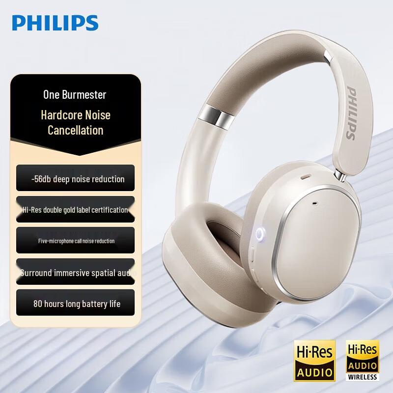 

Philips TAH6519 ANC Over-Ear Bluetooth Headphones