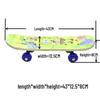 1705 Maple Double Rocker Children's Four-Wheel Skateboard with Cartoon Stickers, 43cm, Toddler Non-Slip.