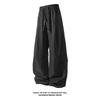 American Pleated Overalls Men's Spring New Loose Straight Wide-leg Scimitar Casual Boys Long Pants
