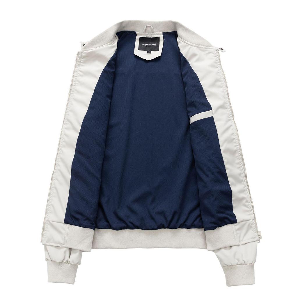 Men's Fashion Slim Fit Stand-Up Collar Jacket - Casual Korean Style Outerwear
